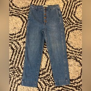 Madewell Blue High-Waisted Jeans